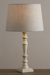 Laura Ashley Tate Wood Painted Candlestick Table Lamp Base